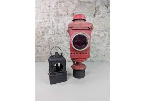 Antique Vintage Railway Crossing Lamp By Lamp Manufacturing & Railway Supplies Ltd London G72