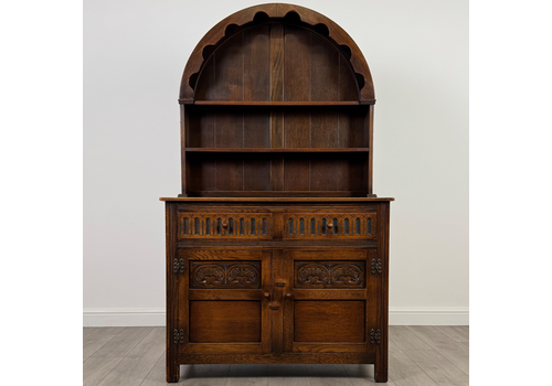 Antique 20th Century Good Quality Dresser In Oak