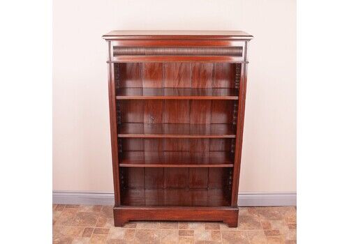 Tall Open Bookcase With Adjustable Shelves
