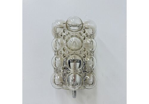 Bubble Glass Wall Lamp Sconce By Helena Tynell For Limburg, Germany, 1970s
