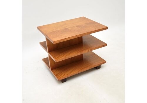 Art Deco Satin Wood Occasional Side / Coffee Table
