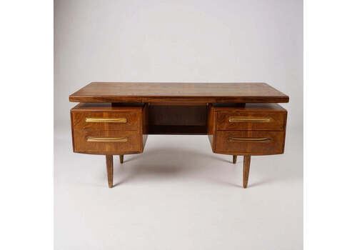 Mid Century G Plan Floating Desk | Vintage Teak Office Writing Desk