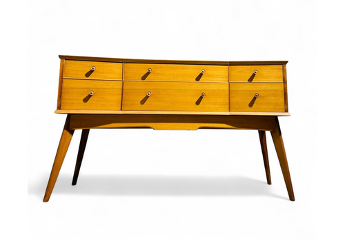 Alfred Cox Walnut Sideboard Chest Of Drawers Mid Century Retro C1960s Rare