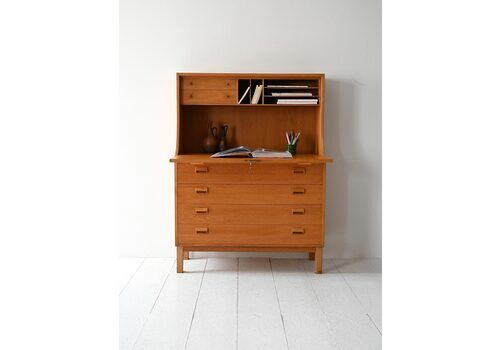 1960s Oak Secretary By Børge Mogensen