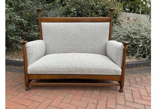 Walter Cave Arts & Crafts Settee