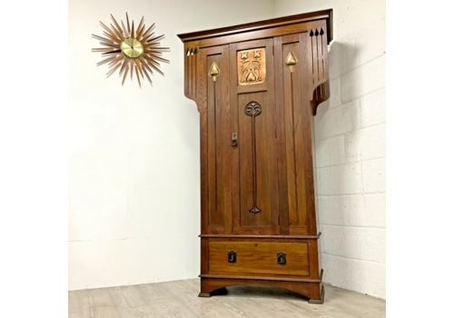 Arts & Crafts Hall Robe Kitchen Larder In The Manner Of Liberty & Co