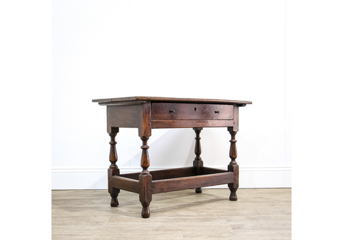 Queen Anne Early 18th Century Elm Side Table