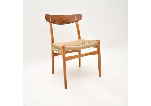 Danish Vintage Ch 23 Chair By Hans Wegner For Carl Hansen