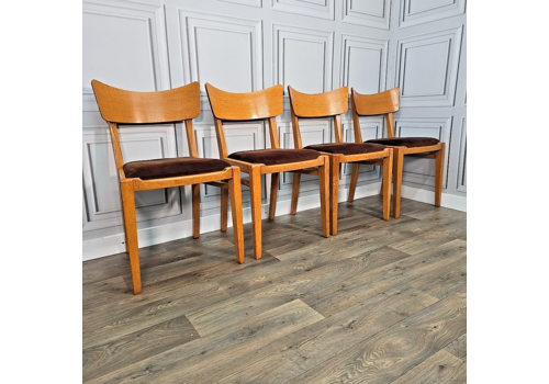 Set Of 4 Vintage G Plan Oak Dining Chairs E Gomme Mid Century Modern Retro Wood