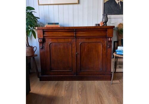 Victorian Cupboard With 2 Drawers
