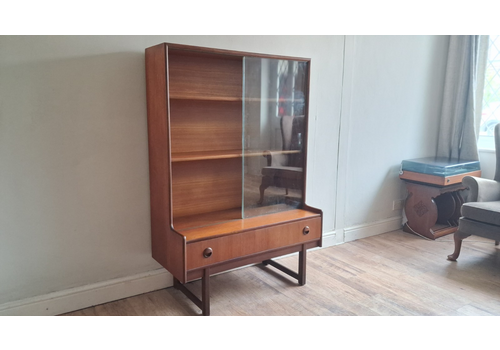 1960's Turnidge Of London Teak Drinks/Cocktail /Display Cabinet , Bookcase