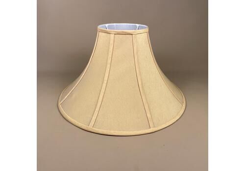 Antique Oriental Vintage Lamp Shade Lampshade Fabric Lightshade Light Cone Floor Lamp Large Yellow Structured