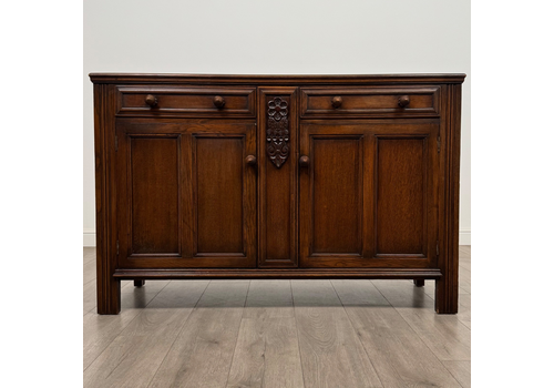 Antique 20th Century Good Quality Sideboard In Oak