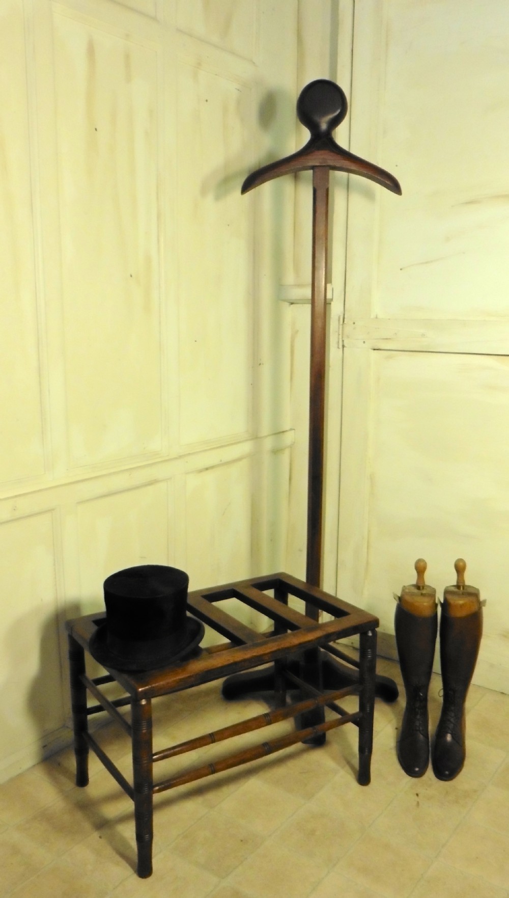 Tall Wooden Shop Display Mannequin, Coat & Hat Stand Vinterior
