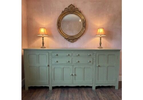 Large Sage Green Sideboard, 1950s