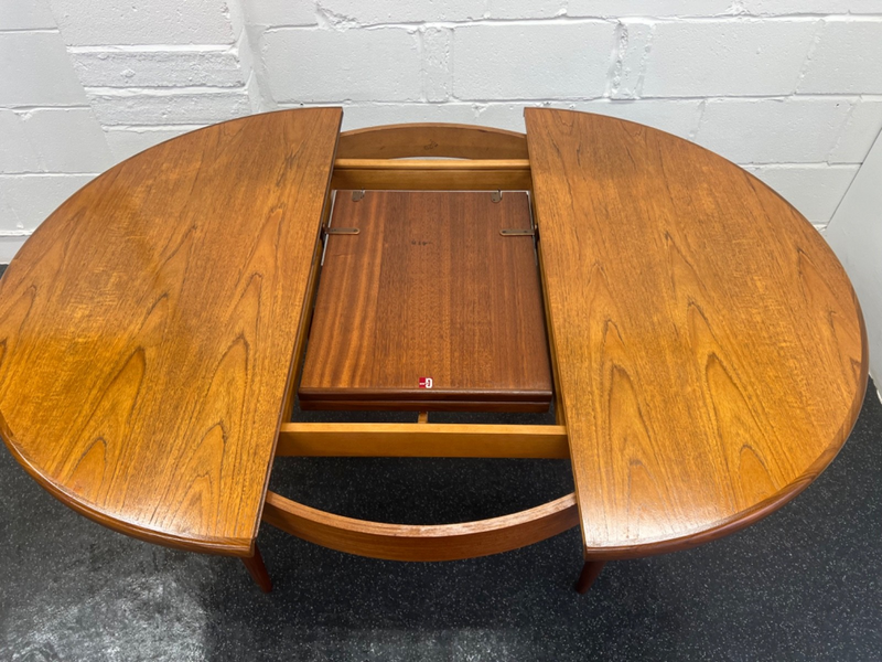 Vintage G Plan Table Round Extending Midcentury Retro Teak