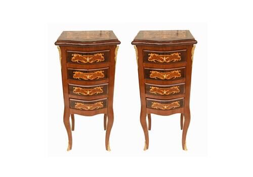 Louis XV Bedside Cabinets French Nightstands