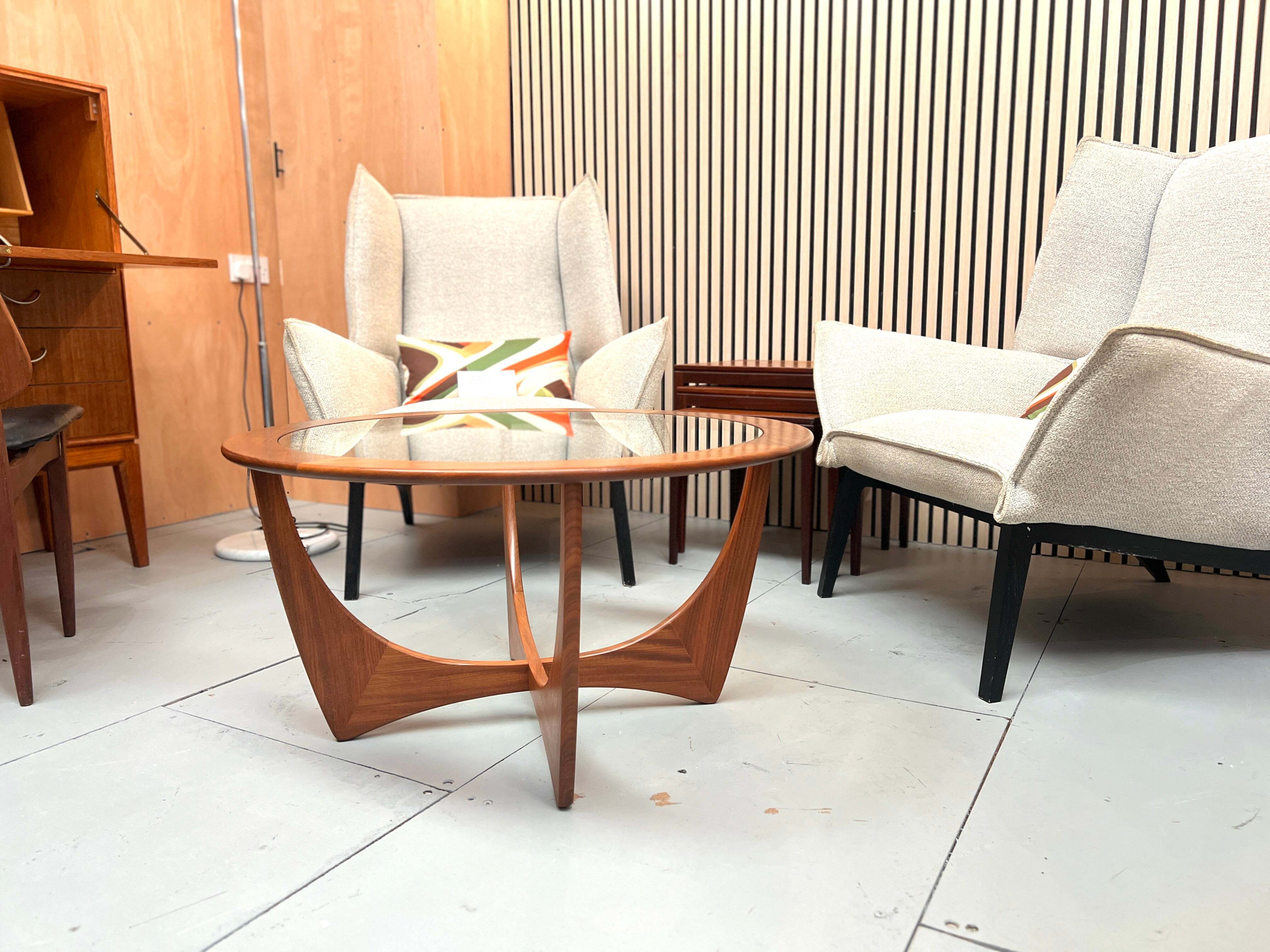 G Plan Astro Teak Coffee Table With Glass Top | V B Wilkins | G