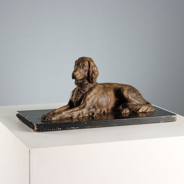 Modern Sculpture Dog Signed Arturo Pannunzio Terracotta Italy 1940s ...