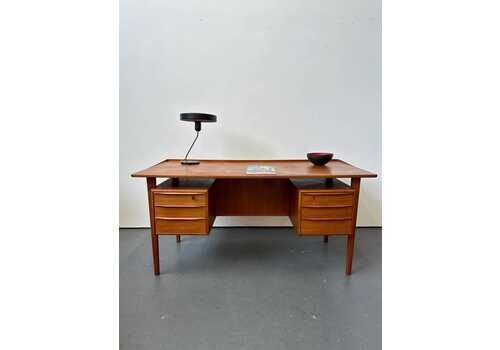 Vintage Danish Peter Lovig Nielsen Teak Desk For Hedensted Mobelfabrik, 1964. Vodder. Wegner