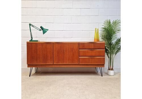 McIntosh Vintage Mid Century Danish Design Medium Teak Sideboard Credenza Pg210
