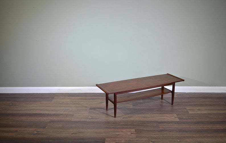 Vintage Midcentury Myer Two Tier Teak Coffee Table Delivery Modern Vintage Midcentury Myer Two Tier Teak Coffee Table Delivery