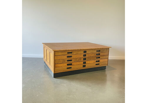 1950s 5 Drawer Staverton Plan Chest / Coffee Table