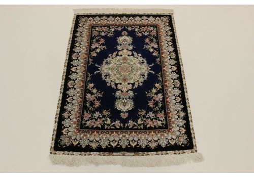 Täbrizi 600,000 Kn / Sqm With U. On Silk Perserteppich Orientteppich 1.54 X 1.04