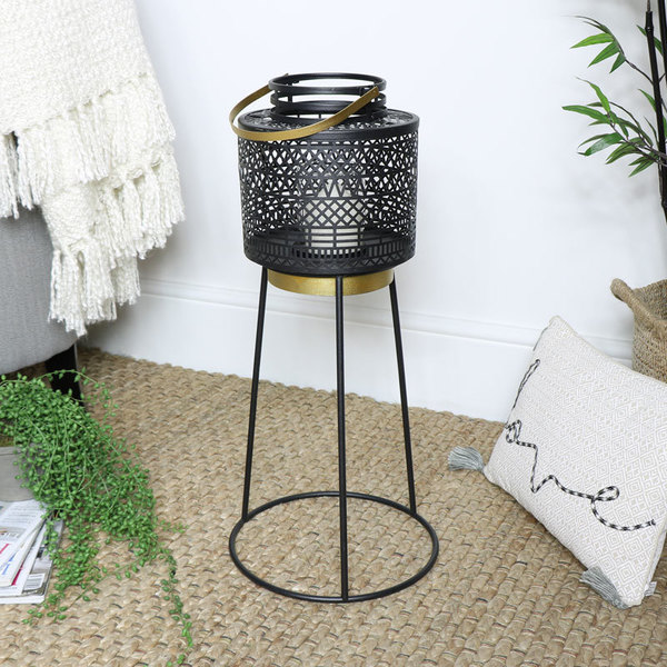 Black Tripod Candle Lantern Stand Windsor Browne Vinterior