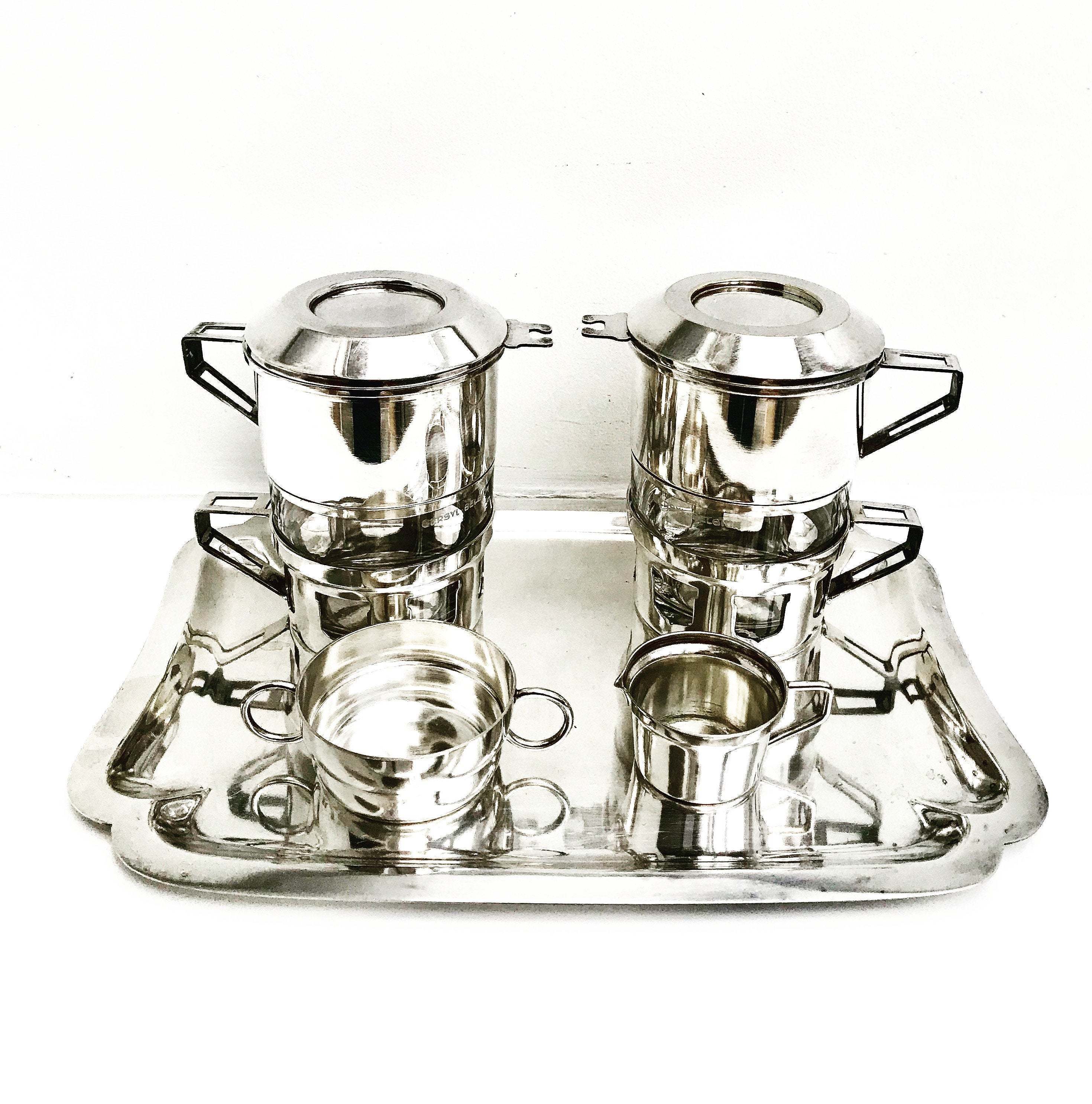 Drip Coffee Pot and Cup Salt and Pepper Shakers vintage Drip Coffee Pot and Cup Salt and Pepper Shakers vintage