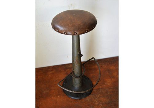 Necchi Machinist Industrial Bar Stool Office Desk Kitchen Chair Vintage Retro Decor Seating Chair
