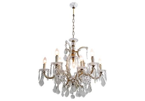 Maria Theresa Mid Century Modern Italian Crystal Chandelier, 1950s