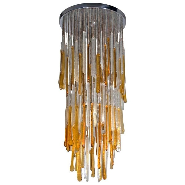 Mid Century Modern Murano Glass Chandelier Mid Century Modern Murano Glass Chandelier