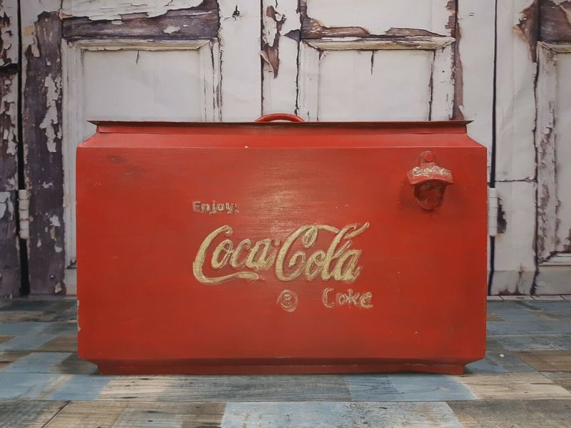 coca cola cooler box for sale