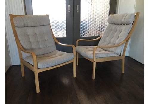 Danish Beech Lounge Chair