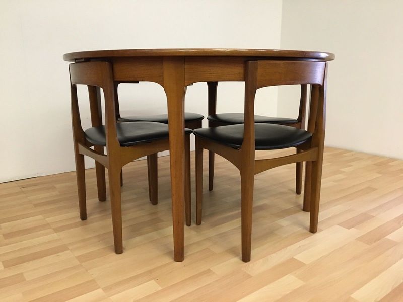 Vintage Mid Century Teak 60 S 70 S Extending Dining Table ... (800 x 600 Pixel)