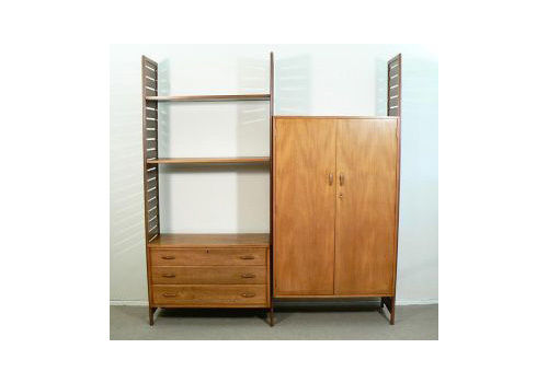A 1960s All Teak Ladderax Wardrobe System