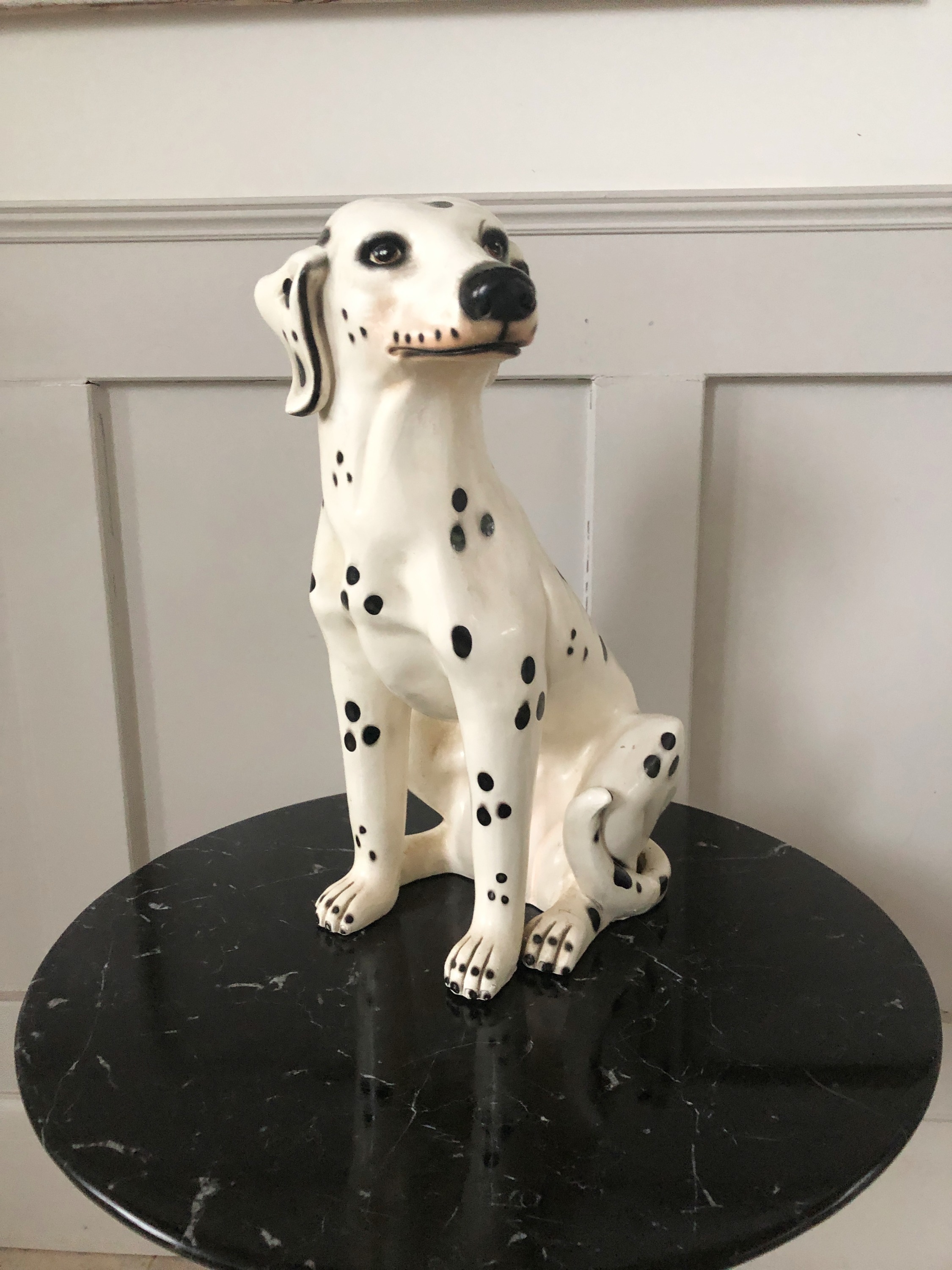 large ceramic dalmatian dog