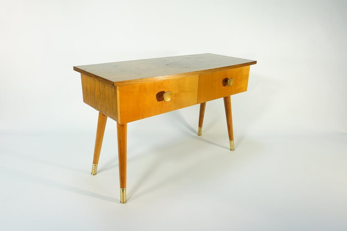 Vintage Dresser 50s Dresser Vintage Furniture Mid Century Modern Vintage Side Table 50s Nightstand Retro Table Retro Desk 50s Vinterior