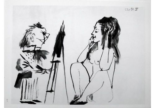 Picasso Pablo Heliogravure Drawings De Vallauris 00144