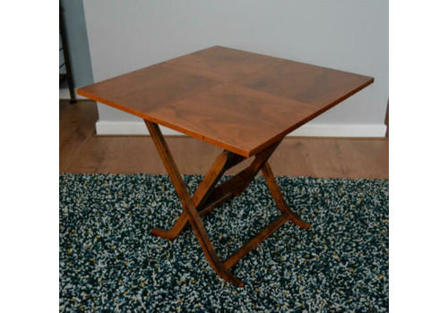 Vintage Fold Away Side Table By Meredew