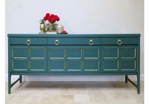 Green & Gold Nathan 'Squares' Sideboard