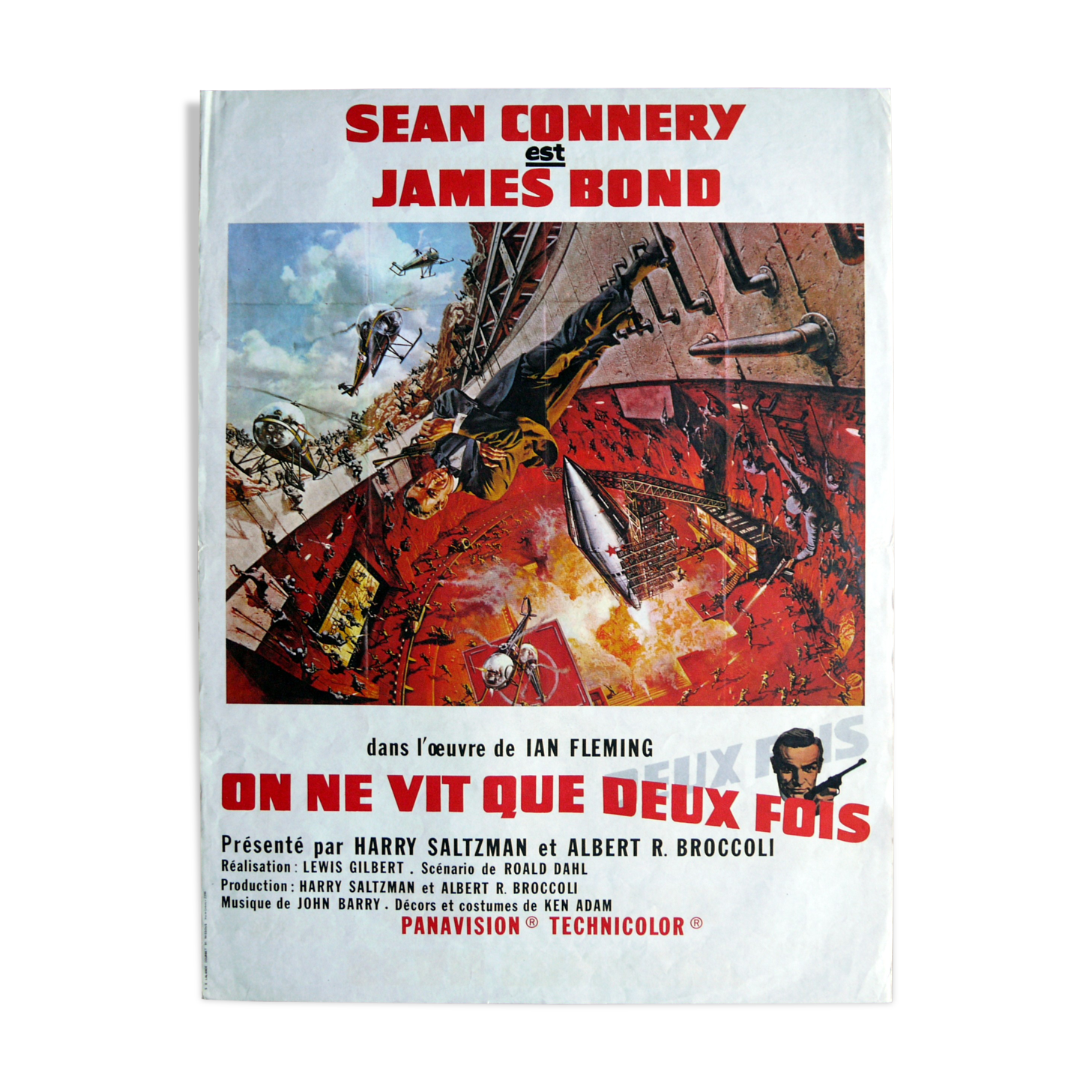 Movie Poster You Only Live Twice Sean Connery James Bond 007 Vinterior