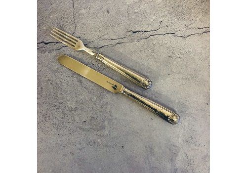 Antique Silver Table Knife & Fork Smith And Son London 1880