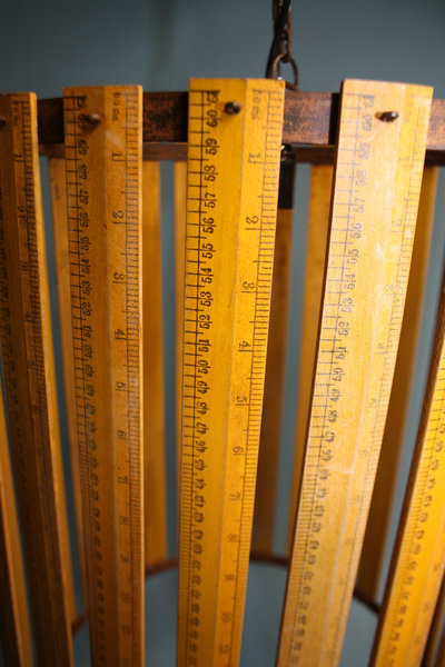 Mid 20th Century Light Made Out Of Rulers photo furniture