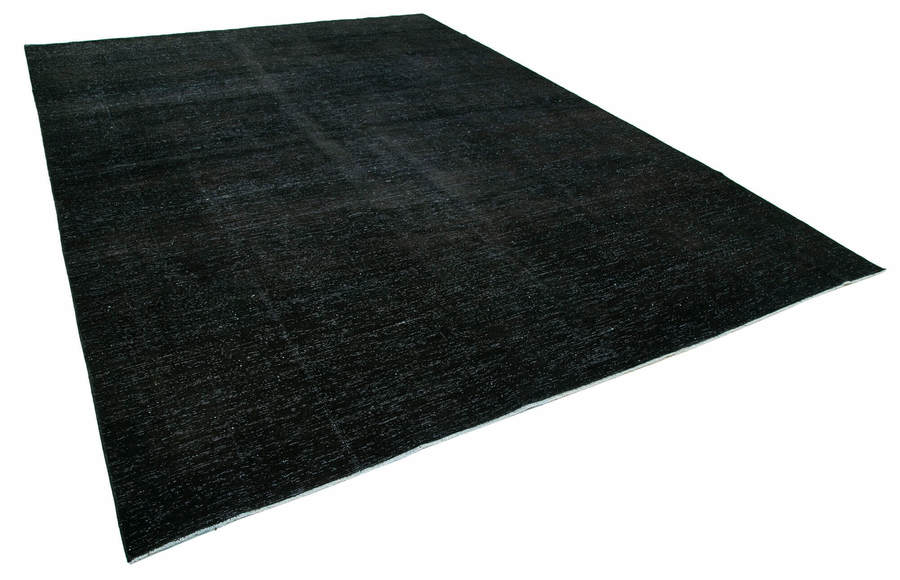 Handmade Vintage Black Persian Rug photo furniture