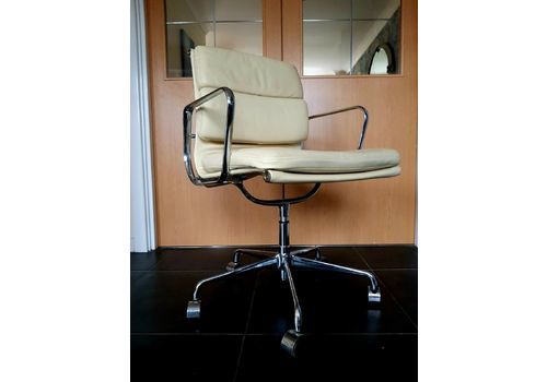 A Charles Eames Style Softpad Swivel Desk Chair