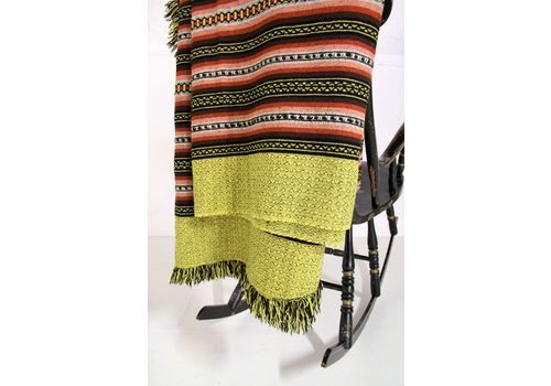 1960s Pure Welsh Wool Throw | Blanket | Tapestry