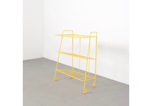 Yellow Metal Side Table