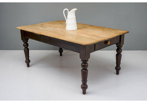Antique Pine Dining Table, 1800s